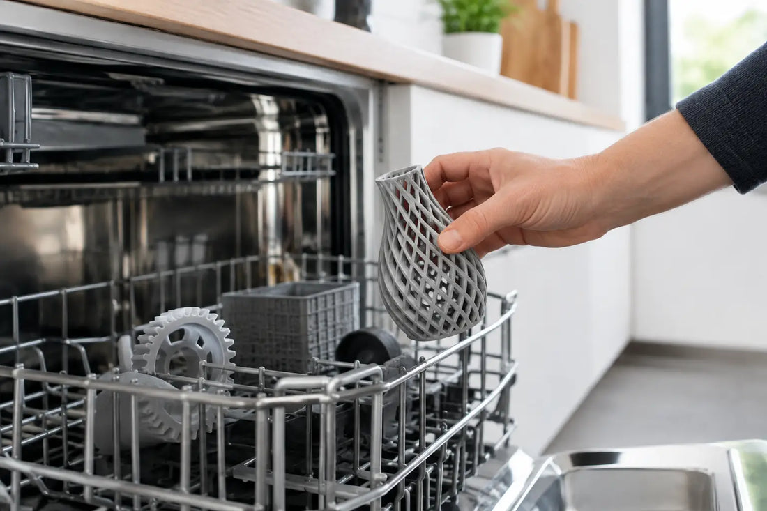 Darf 3D-Druck in die Spülmaschine? Das zählt