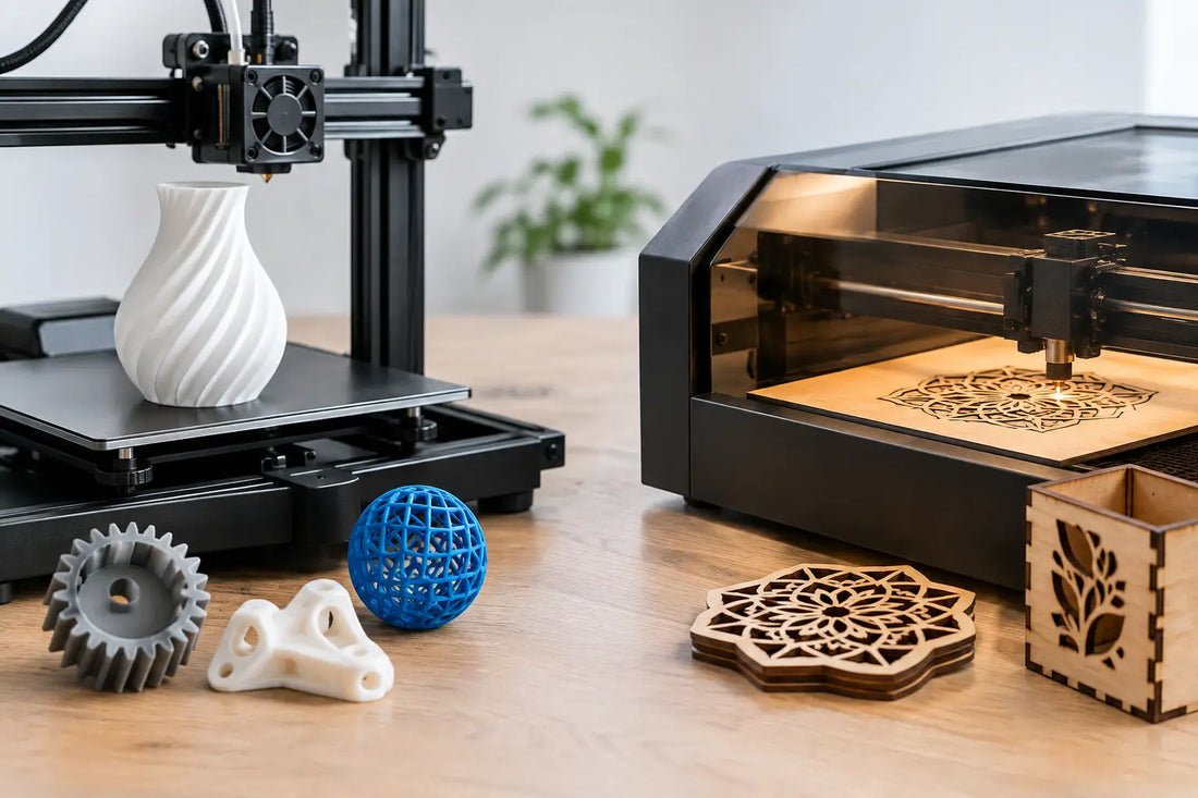 3D-Druck versus Lasercut: Was passt besser?