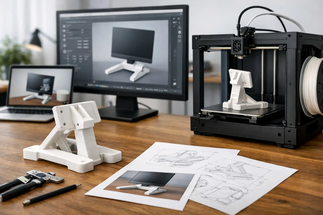 Monitor-Ständer aus 3D-Druck richtig planen