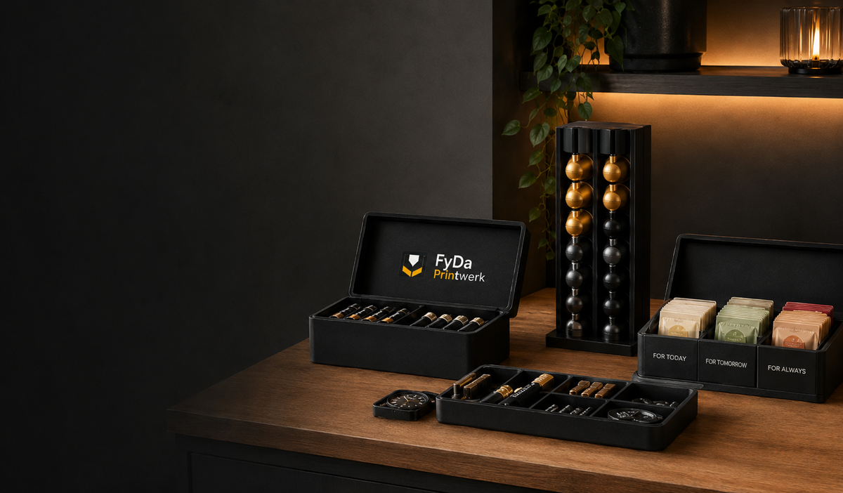 3D-printed products for order and organisation