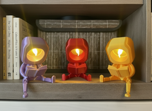 The Reading Companions Club - made from eco-friendly 3D print, decorative figures in a set or individually, gift for book lovers, night light