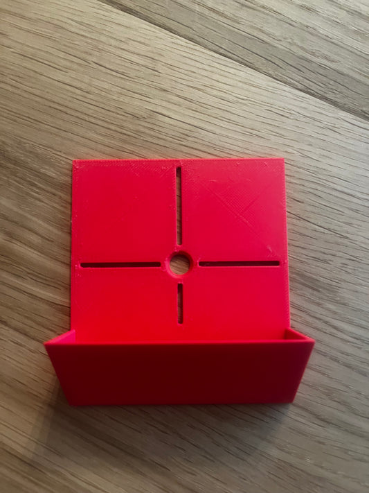 Bohrstaubfänger aus umweltfreundlichem 3D‑Druck mit Kreuz ‑ Bohrhilfe – Bohrwerkzeug, staubfreies Bohren – wieder verwendbar –FyDa Printwerk