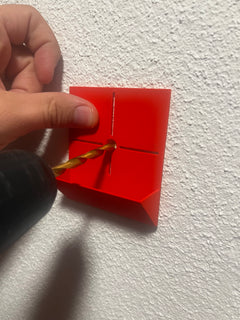 Gabarit de perçage avec capteur de poussière imprimé en 3D – Gabarit de perçage pour murs, étagères et assemblage de meubles