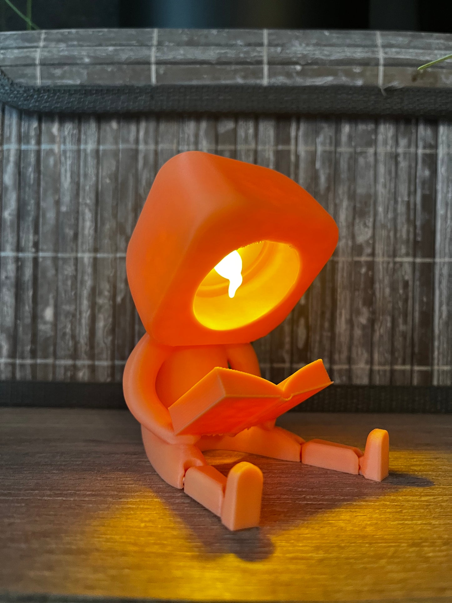 Club der lesenden Gefährten – aus umweltfreundlichem 3D- Druck, Dekofiguren im Set oder einzeln, Geschenk für Buchliebhaber, Nachtlicht