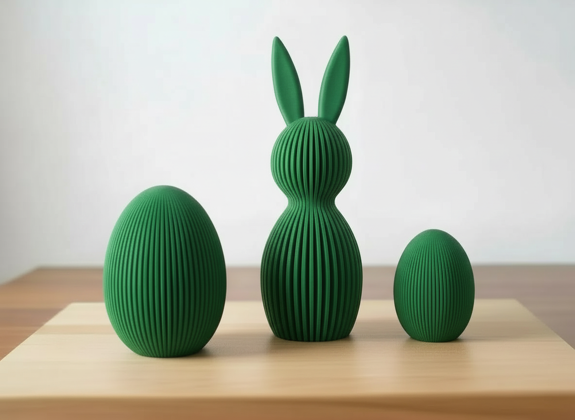 Osterdeko 3D‑Druck – moderne Dekofigur für Ostern (minimalistisch)