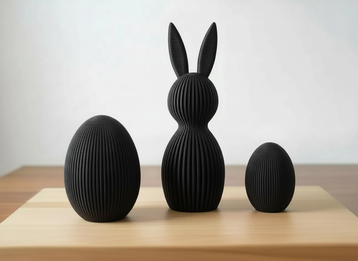 Osterdeko 3D‑Druck – moderne Dekofigur für Ostern (minimalistisch)
