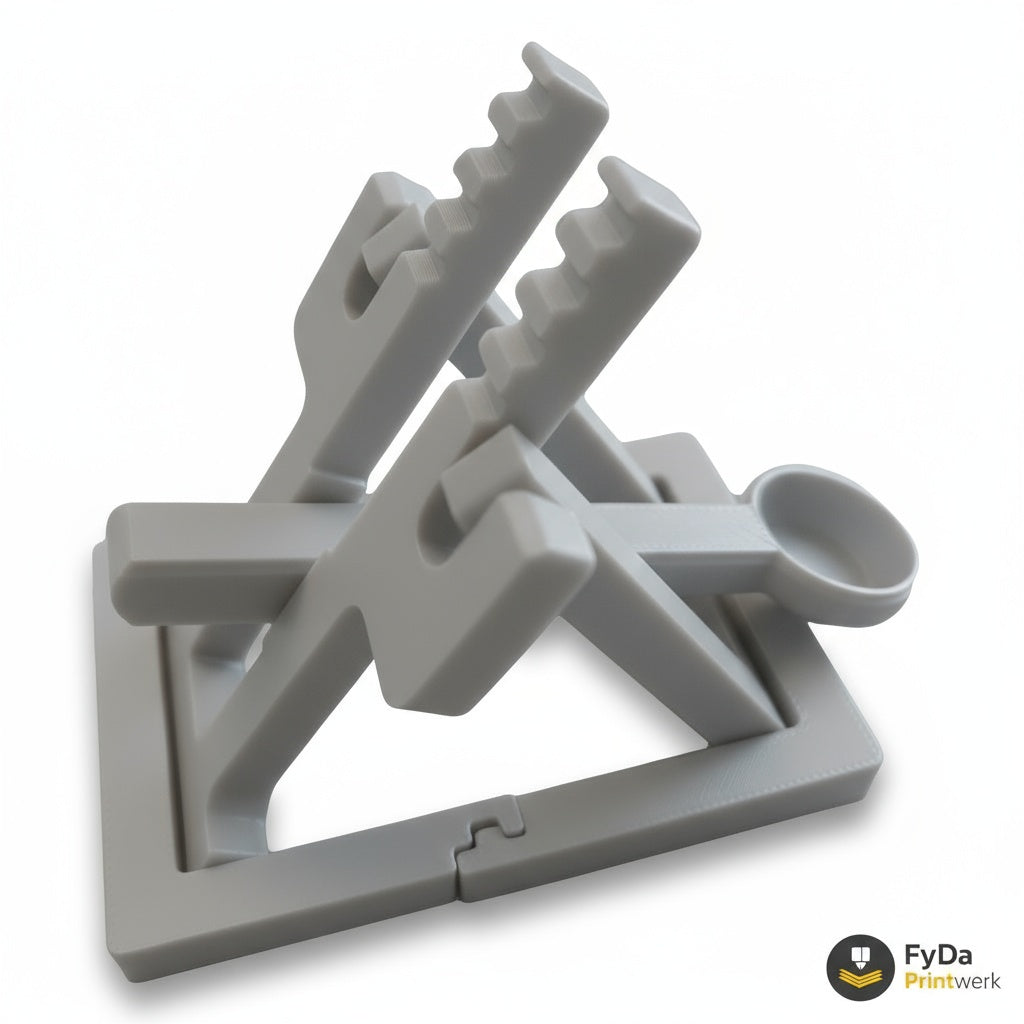 Miniatur Katapult aus umweltfreundlichem 3D Druck – Schreibtisch Gadget, Spielzeug, Geschenk für Alle, Büro Deko, verschiedene Farben, FyDa