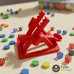 Mini-catapulte imprimée en 3D écologique – Gadget de bureau, jouet, cadeau pour tous, décoration de bureau, différentes couleurs, FyDa