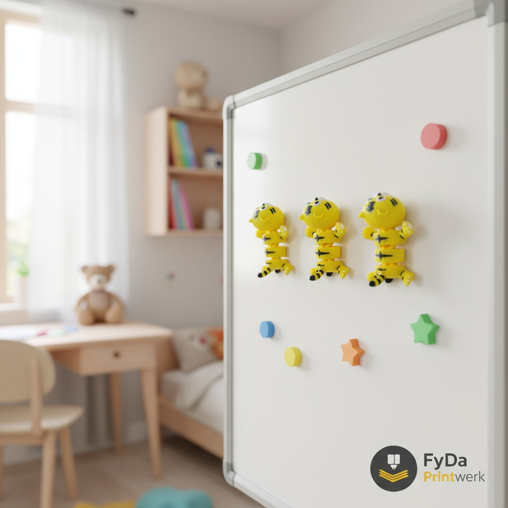 Kühlschrankmagnete aus umweltfreundlichem 3D Druck, Whiteboard, Büro, Kinderzimmer, Geschenkidee, Deko, Magnete 3er Set, FyDa Printwerk