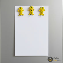 Eco-Friendly 3D Printed Refrigerator Magnets, Whiteboard, Office, Kids' Room, Gift Idea, Decor, Magnet Set of 3, FyDa Printwerk