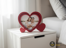 Heart Picture Frame (3D Printed) – Romantic Gift for Valentine's Day, Wedding & Anniversary