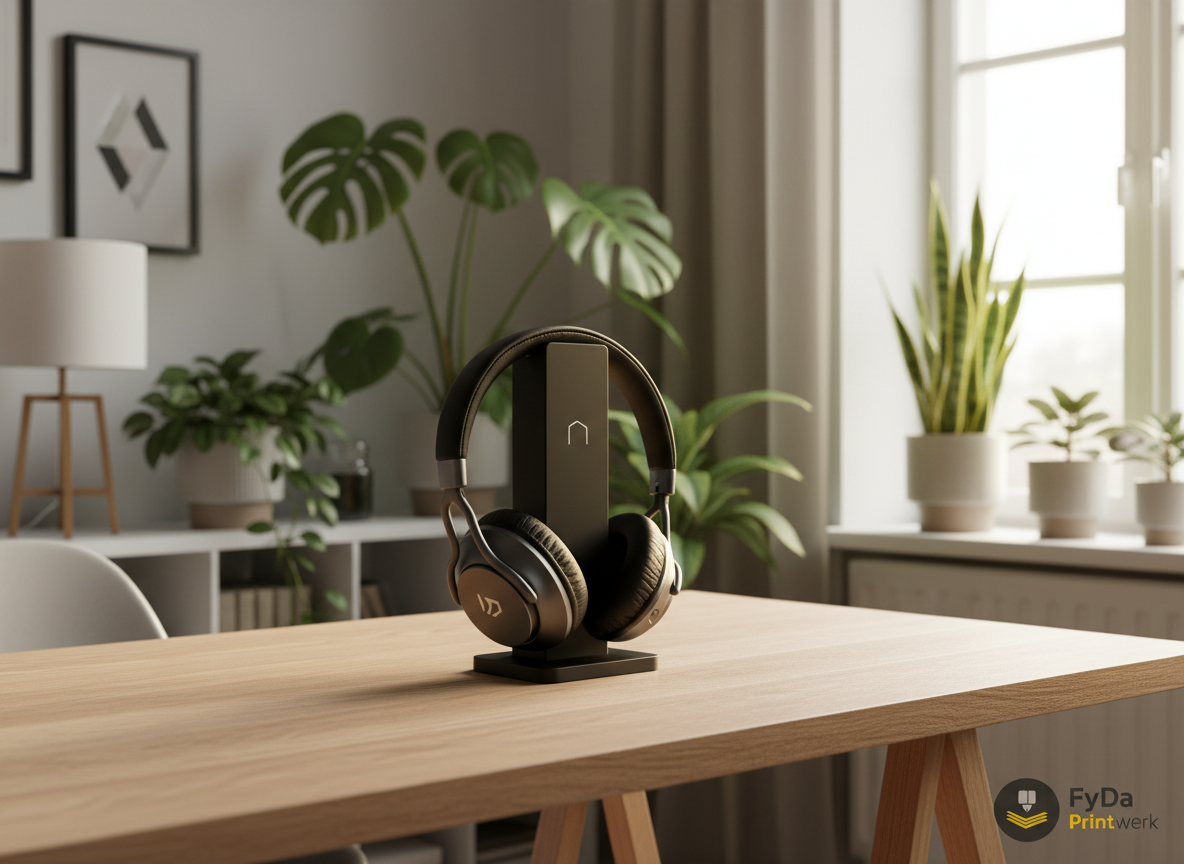 Support pour casque (impression 3D) – minimaliste, stable, pour le gaming et le télétravail