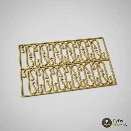 Dekohaken gold, rot, weiss und grün aus umweltfreundlichem 3D Druck – Weihnachtsdeko, für Baumschmuck, Fensterdeko, 24er Set, FyDa Printwerk