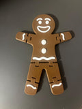 Lebkuchenmann als kleines Geschenk im Nikolausstiefel