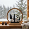 Skandinavische Weihnachtsdeko Ring aus 3D-Druck