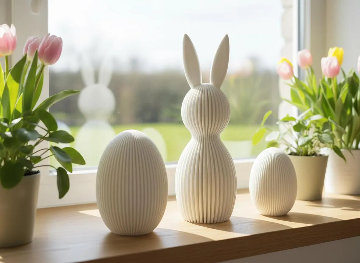 Osterdeko 3D‑Druck – moderne Dekofigur für Ostern (minimalistisch)
