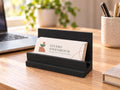 Visitenkartenhalter Schwarz – 3D-gedruckter Kartenständer für Büro und Empfang