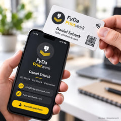 NFC Smart Business Card mit UV-Druck – Visitenkarte personalisiert