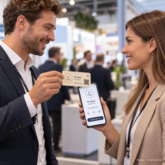 NFC Visitenkarte Beige – Smart Business Card