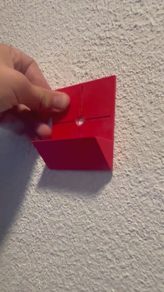 Bohrstaubfänger aus umweltfreundlichem 3D‑Druck mit Kreuz ‑ Bohrhilfe – Bohrwerkzeug, staubfreies Bohren – wieder verwendbar –FyDa Printwerk